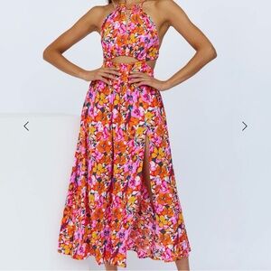Hello Molly Midi Floral Dress